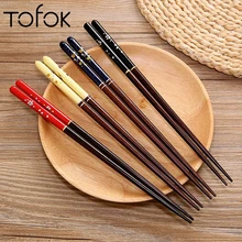 Tofok палочки для еды узор с Сакурой дерево суши Chop Stick китайская столовая посуда в японском стиле подарок многоразовые кухонные столовые приборы столовая посуда