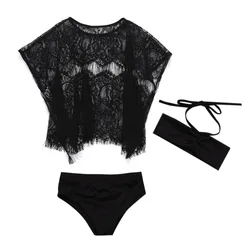1-6Y New Baby Girls Clothes Sets Kids Swimming Costume Bathers Bikini Sets+Lace Floral Cover-Ups Swimsuit 3PCS Beach Outwear 1-6Y New Baby Girls Clothes Sets Kids Swimming Costume Bathers Bikini Sets+Lace Floral Cover-Ups Swimsuit 3PCS Beach Outwear