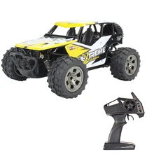 1:18 2,4G RC Рок Гусеничный внедорожник Монстр багажник гоночный автомобиль игрушка-желтый пульт дистанционного управления игрушки