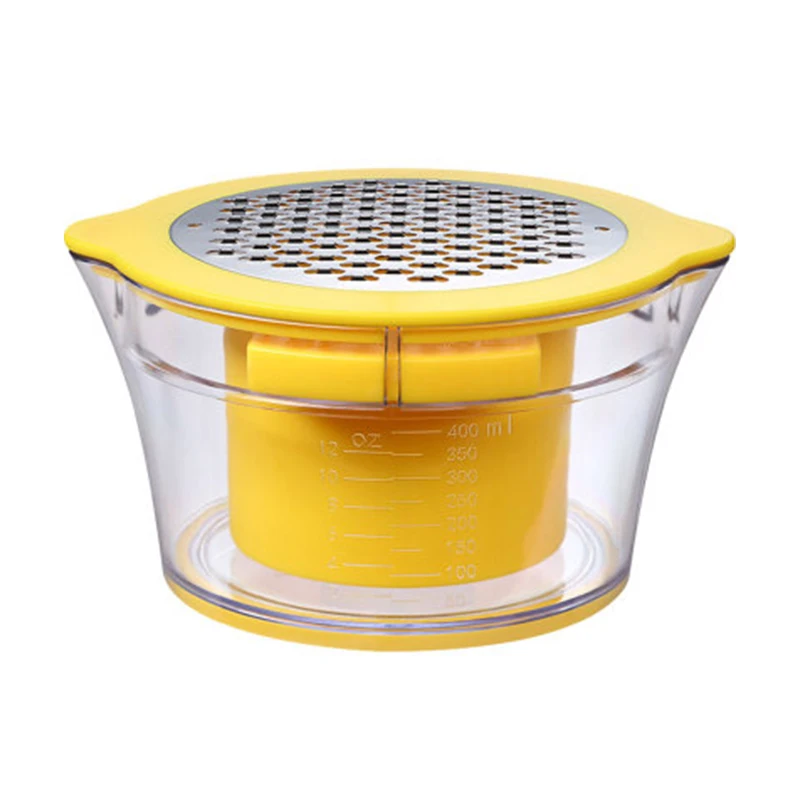 

4 in 1 Multifunction Cob Corn Stripper Kitchen Tools With Built-In Measuring Cup And Grater Slicer Peeler Ginger Sharpener