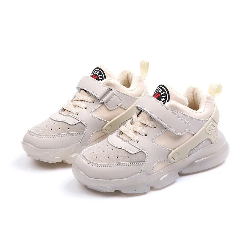 

CNFSNJ 2018 Spring winter children causal shoes baby boys girls shoes soft sneakers toddlers warm plush shoes 26-30