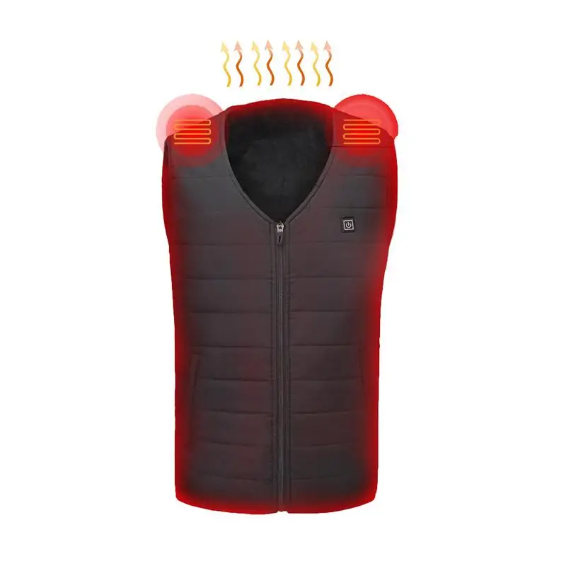 

2018 Graphene Vest USB Security Intelligent Constant Temperature Heating Clothing For Men And Women