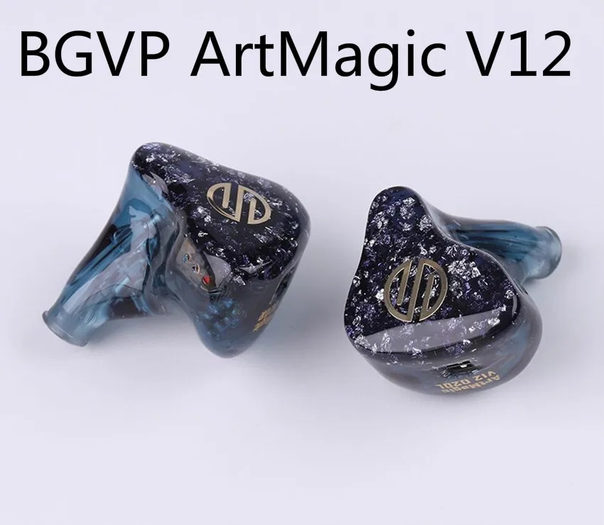 Наушники BGVP ArtMagic V12 12BA Настраиваемые Hi Fi музыкальные мониторы наушники с 12