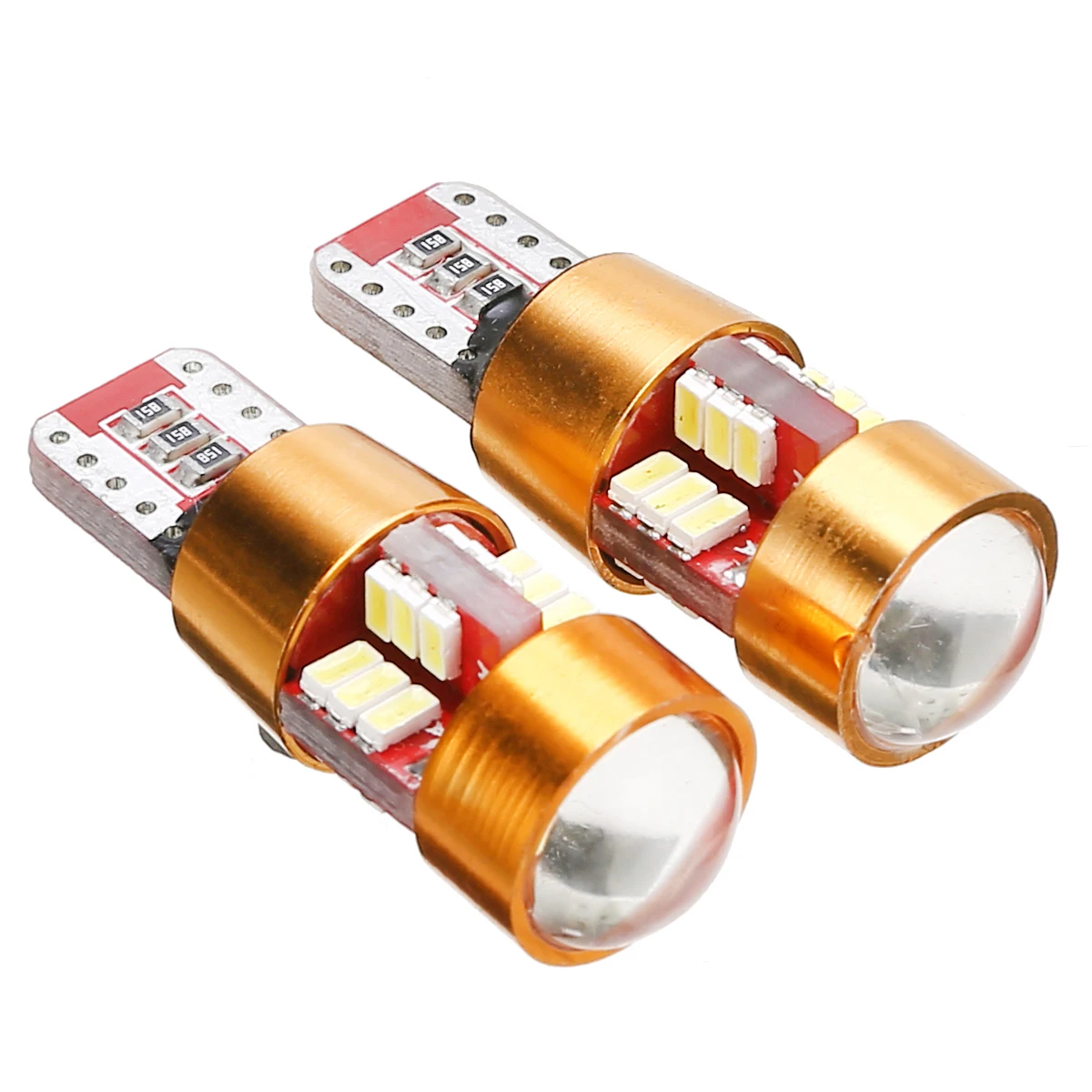 

2Pcs T10 W5W 3014 27SMD LED 12V Car Canbus Error Free Width Light Lamp Bulb Super Bright White Light Bulbs