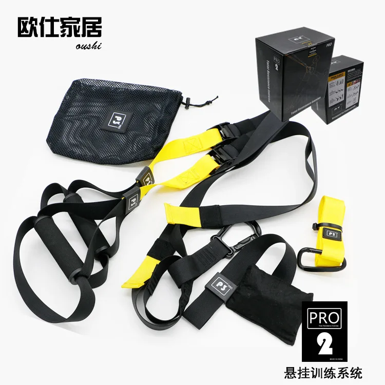 Trx المقاومة العصابات شنقا حزام الرياضة تجريب الجمنازيوم تعليق ممارسة سحب حبل شنقا التدريب الأشرطة عالية الجودة