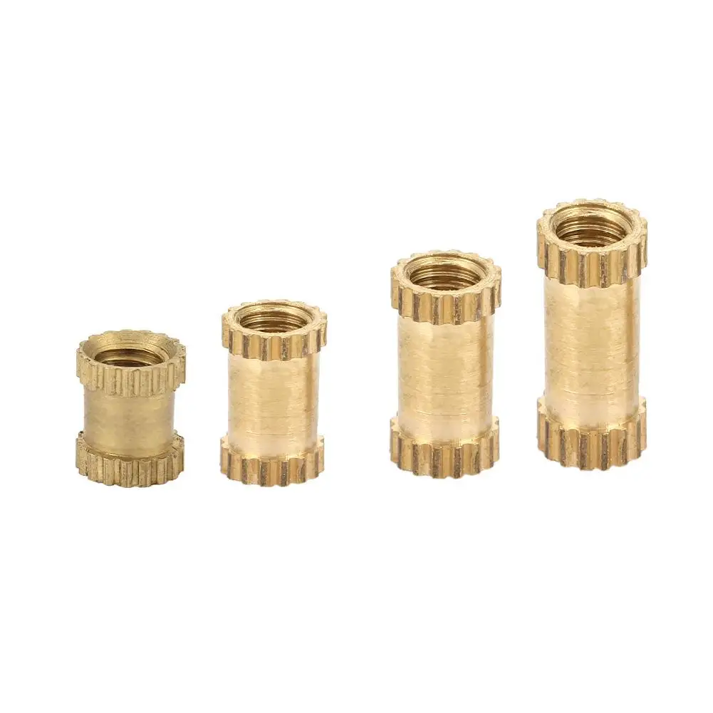 50 pcs M3 B Type Blind Hole Single Pass Inserts Brass Embedded Parts Knurled Nuts | Обустройство дома