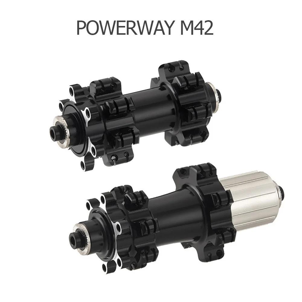 Тайвань Powerway M42 дисковый тормоз центр для велокросс гравия велосипед или горный велосипед спереди 100 мм MTB Алюминий прямо тянуть концентратор