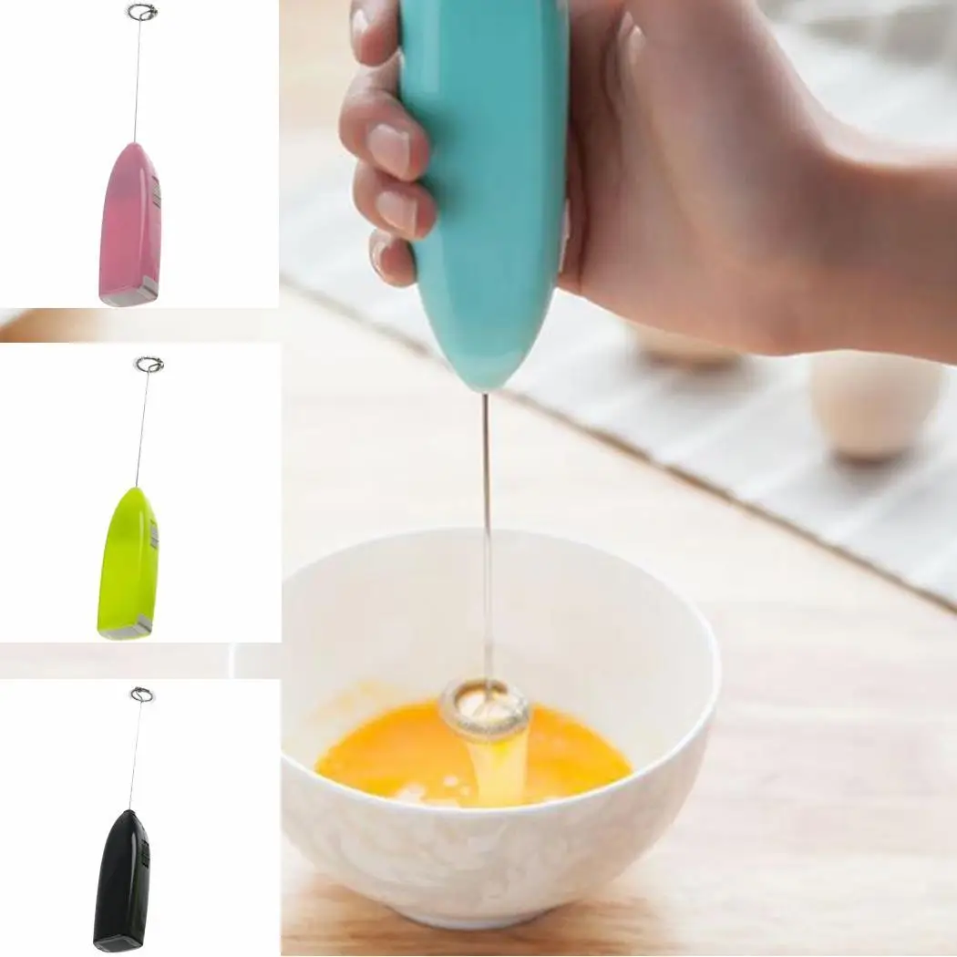 

Household Electric Handheld Kitchen Tool Egg Beater Mini Electric Mixers Daily 2 AA Batteries(Not included)