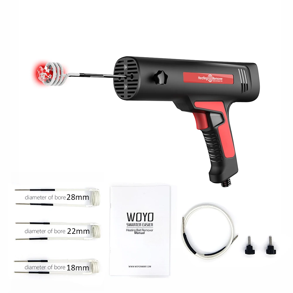 

Handheld Small Induction Heater Quick Release Rusty Screw and Nut Machine Flameless Heating Bolt Screwdriver