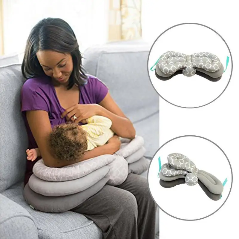 

Baby Breastfeeding Pillows Adjustable Nursing Cushion Infant cotton layer Pillow milk baby Layered Anti-Spitting cardboard Pillo