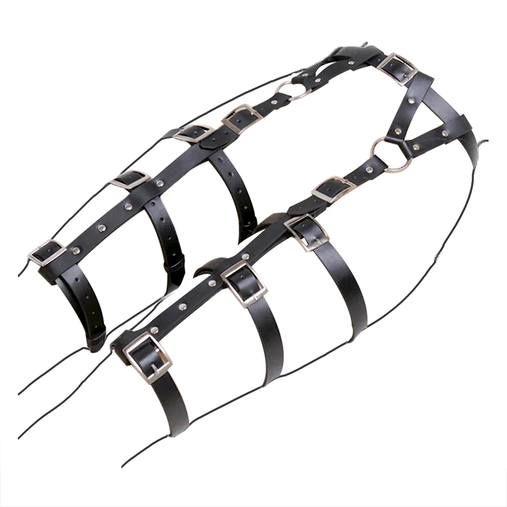 Оло Связывание gear из искусственной кожи игры для взрослых флирт одежда