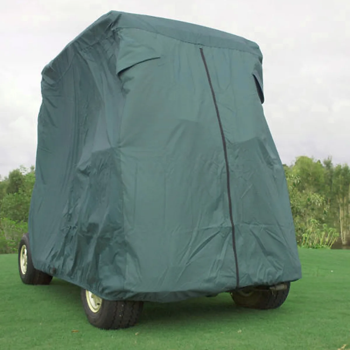 للماء 420D أكسفورد القماش PVC سيارة الغولف عربة غطاء غبار المطر الركاب ل نادي السيارات الكلاسيكية الاكسسوارات جولف سقف الضميمة