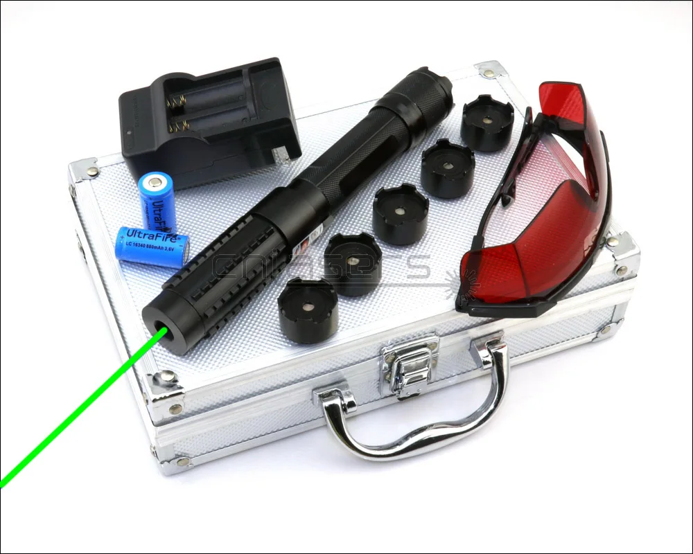Visível de Alta Cnislasers Foco Ajustável Ponteiro Laser Verde Caneta Potência Lazer Tocha Acampamento Lâmpada Sinal X6bg0200 520nm