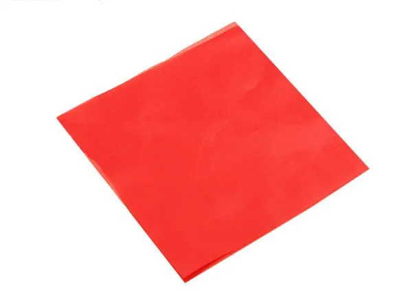 

50pcs 15cm x 15cm Red Silk Scarves For Appeairng/Disappearing Magia Close Up Stage Street Accessories Props Magic Tricks Toy