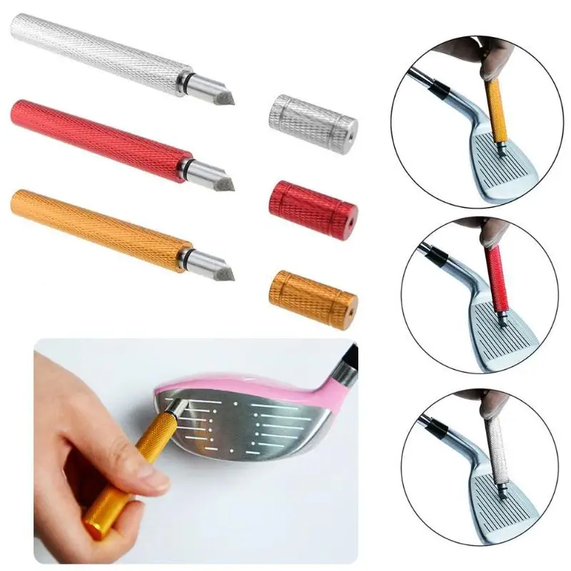Golf Club Cleaner Sharpener High Strength Stainless Steel Blade Uneven