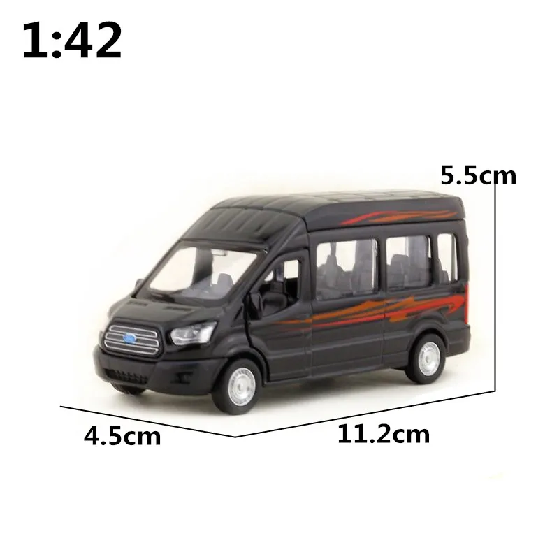 Масштаб 1:52/литая Игрушечная модель/Полиция Ford Transit MPV/спортивный гоночный