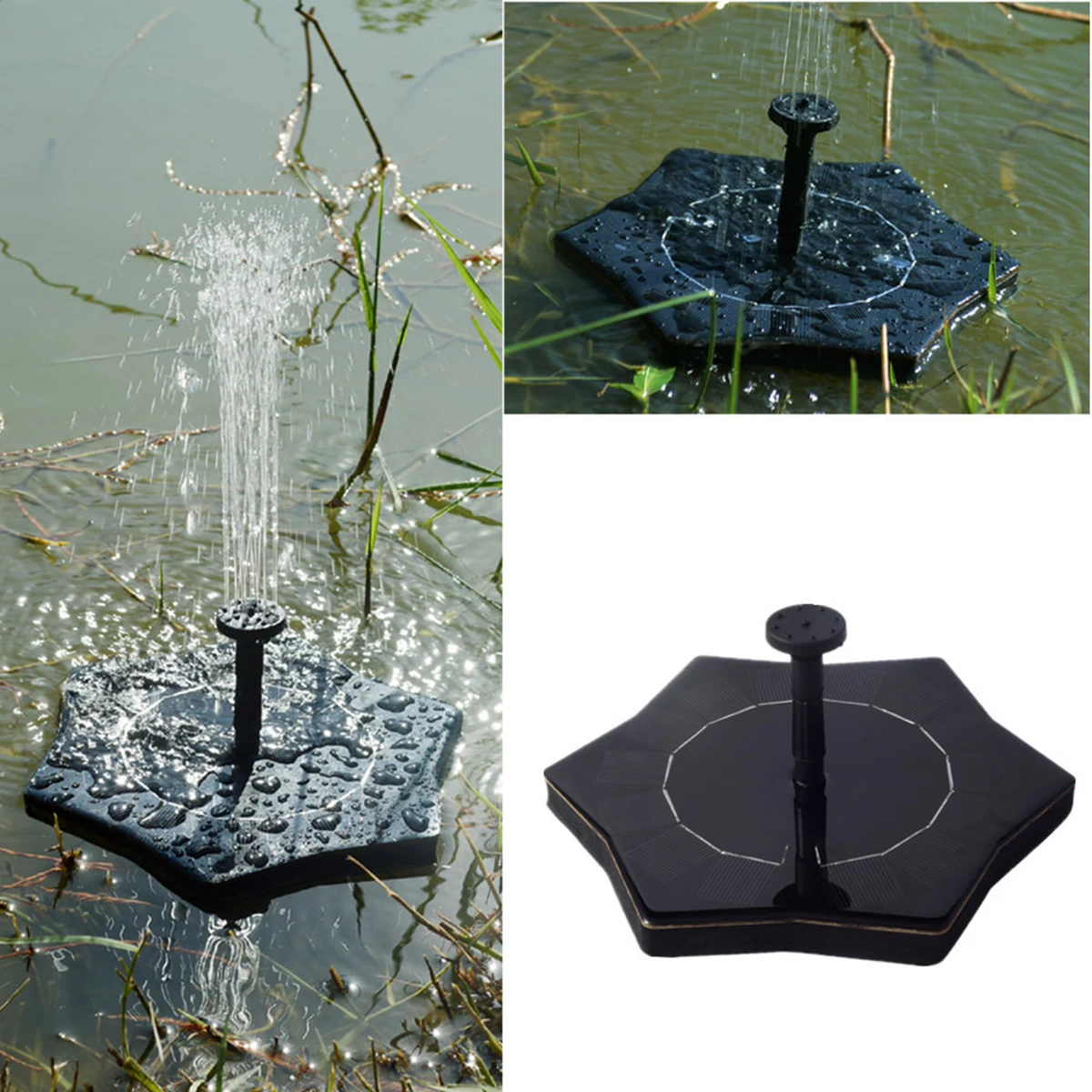 4 различных распылительных сопла 200л/ч насос для фонтана на солнечной энергии свободно стоящий фонтан насос солнечная панель комплект водяной насос для сада птичьей ванны