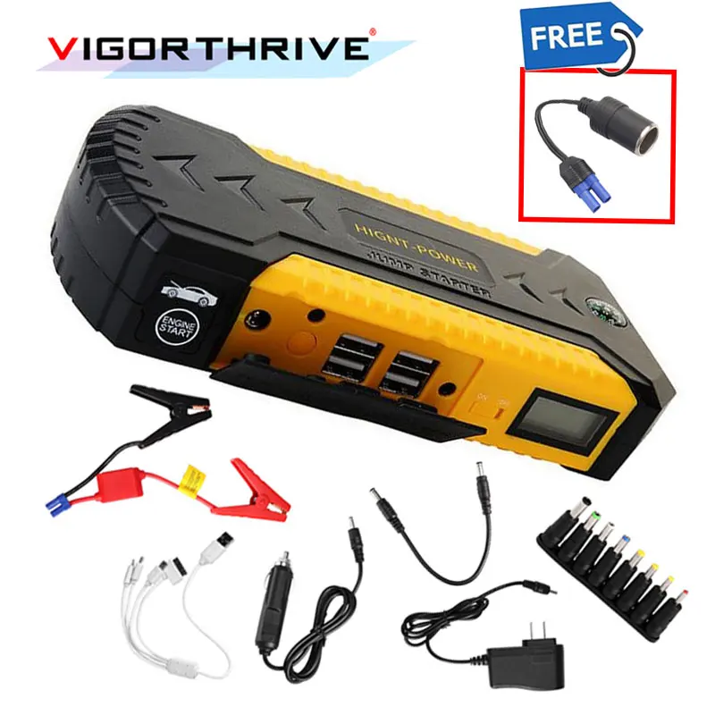 Emergency Power Supply 2018 Newest 4 USB Multi function For petrol cellphone font b Battery b