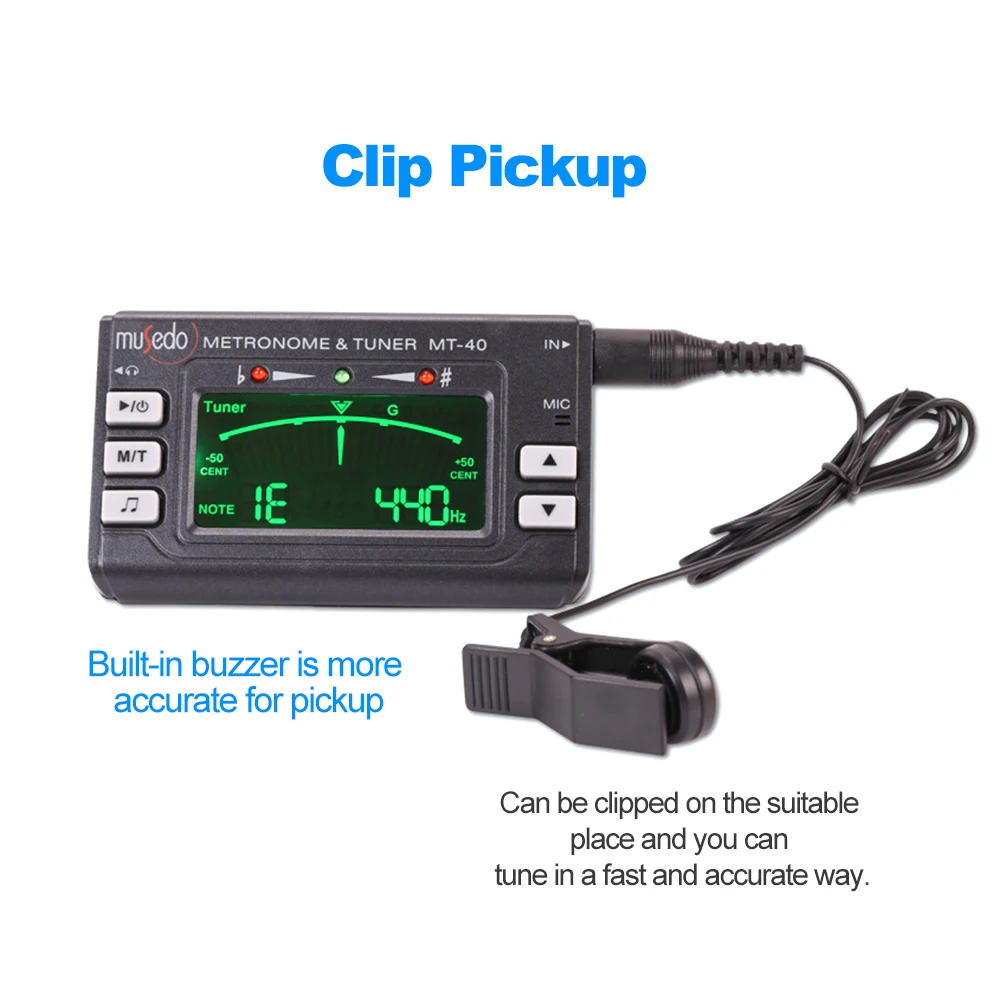 

Woodwind Instruments 3-in-1 Metronome Tuner Tone Generator for Saxophone Flute Trumpet Clarinet Tuner Metronome