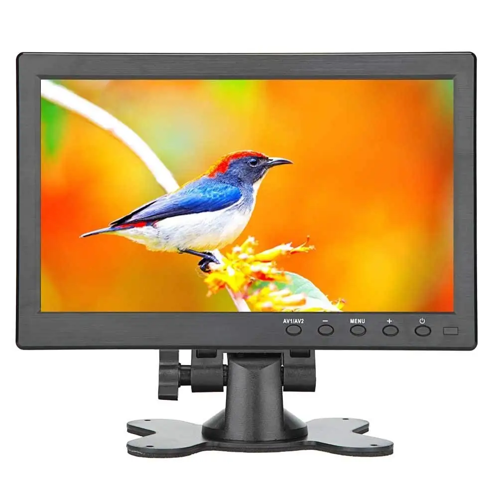 

10.1 Inch Small Portable Laptop Computer Monitor With Hdmi Vga Port; Raspberry Pi Display Screen Monitor,Hd 1024x600 - Build W