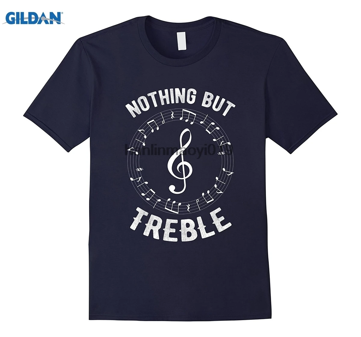 

GILDAN Nothing But Treble T-Shirt Funny Quote Music Clef Pun Art