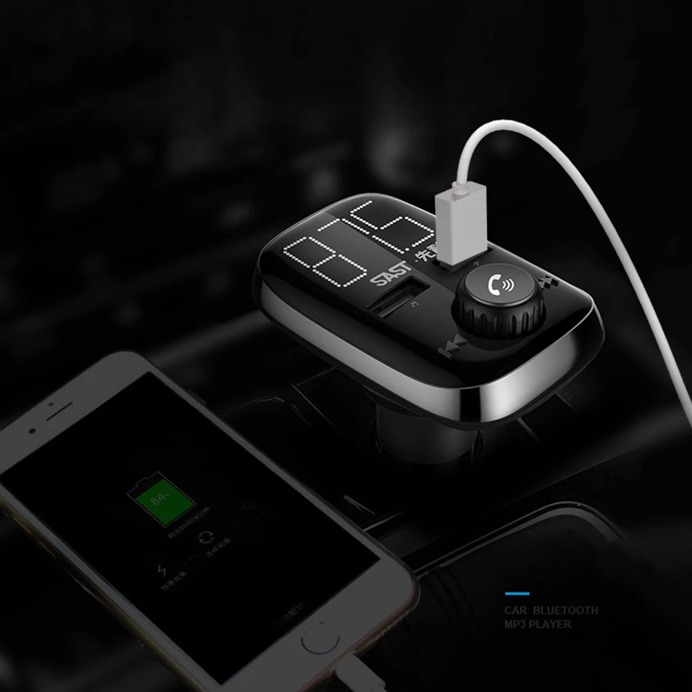 Беспроводной Bluetooth Автомобильный MP3 плеер fm передатчик радио с 2 usb портами