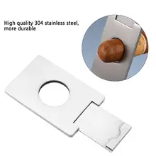 Прямоугольные сигары ножницы 304 нержавеющая сталь сигары резак кольцо 21 мм одно лезвие портативные аксессуары для курения