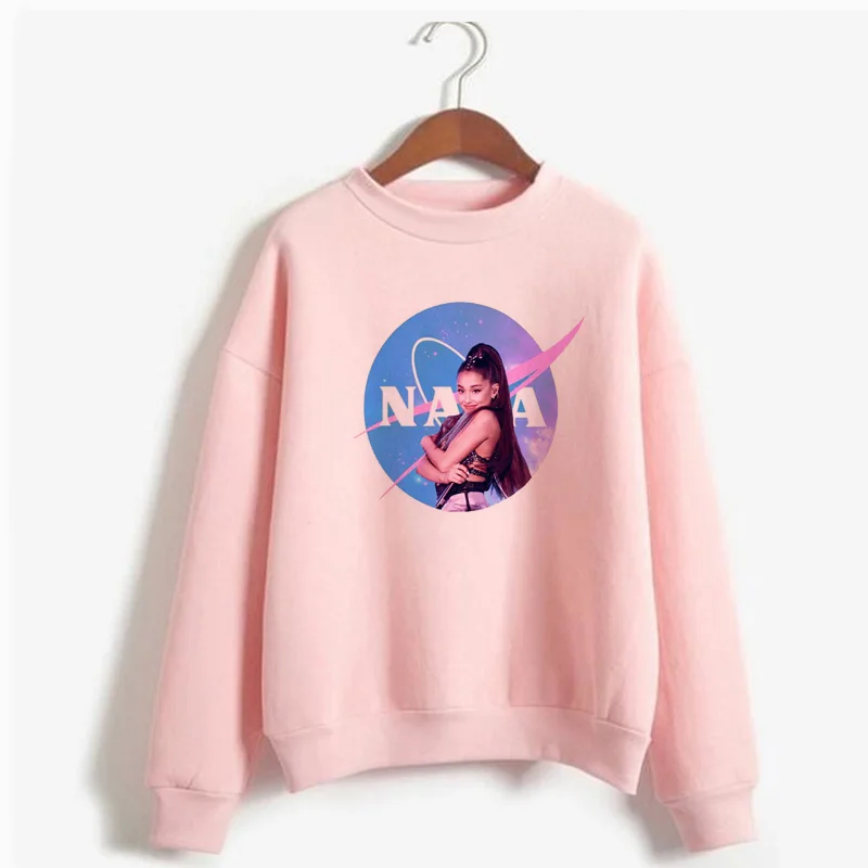 Ariana Grande Crewneck Space Sweathirt женские 7 колец толстовки с длинным рукавом Одежда с музыкальными принтами Топ женские толстовки пуловер