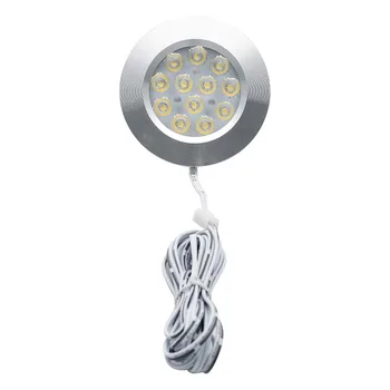 

4PCS 12V 3W RV LED Ceiling light Car Dome Interior Light Under Cabinet Lamps Boat Van Car LED Interior Warm Light 3000K