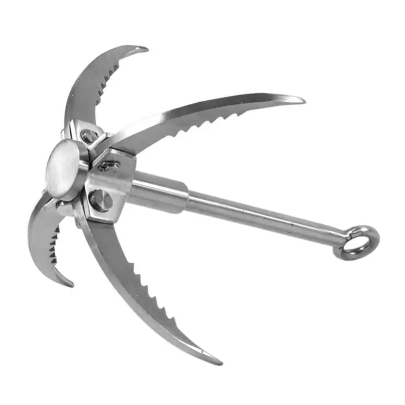 

Outdoor Survival Stainless Steel Folding Climbing Hook Grappling Claw Hook