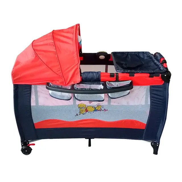 Foldable Toddler Baby Crib Mosquito Net Kids Infant Baby Safty