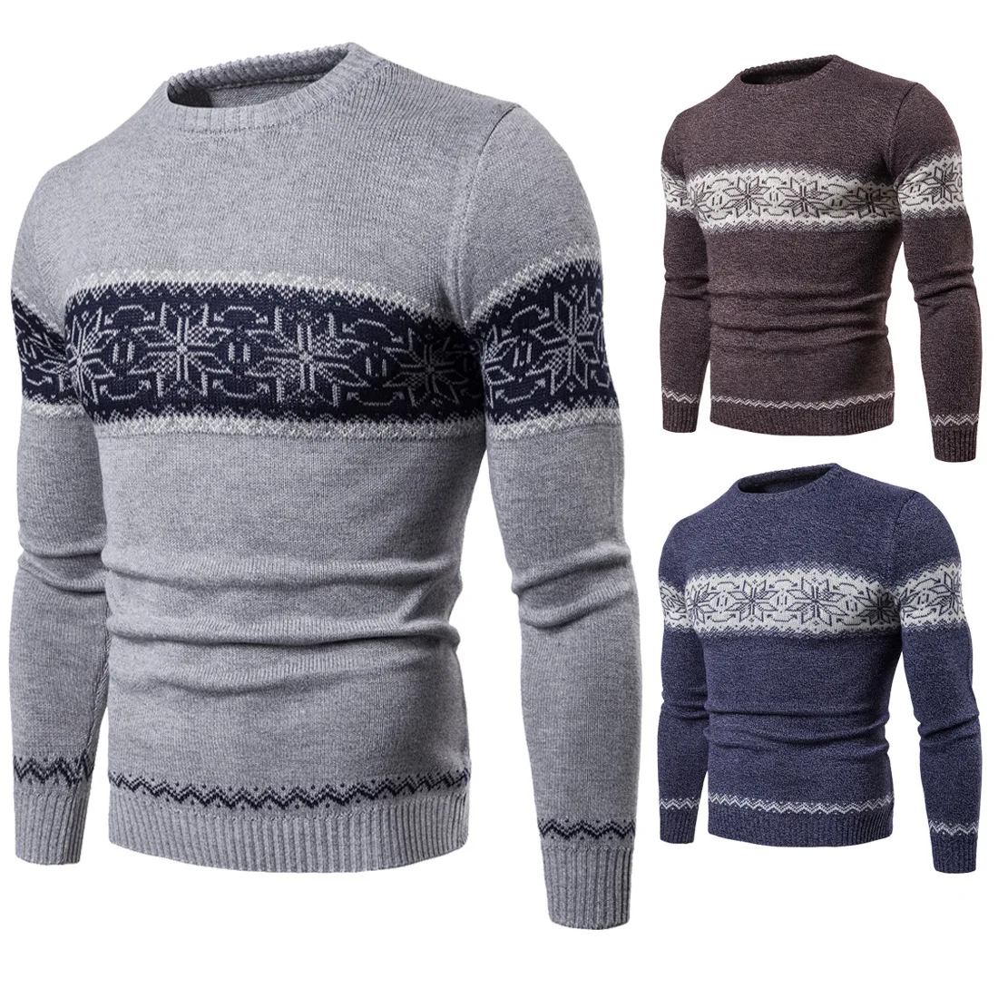 Mens Sweaters 2018 Pullovers O neck Men Coarse Wool Sweater Men Clothes ...