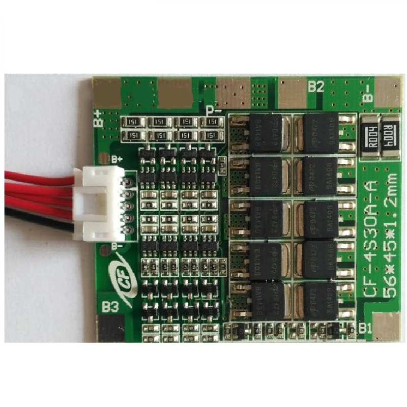 

Onsale 4S 30A 12V BMS Protection Boards High Quality PCB Protection Balance Board For LiFePo4 LiFe 18650 Battery Cell Mayitr