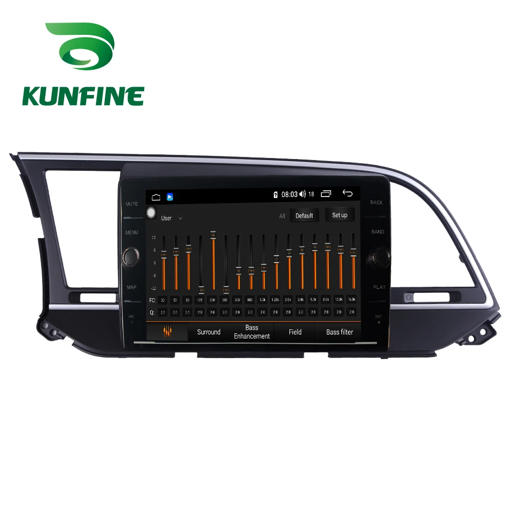 Top Octa Core 4GB RAM 64GB ROM Android 8.1 Car DVD GPS Player Deckless Car Stereo for Hyundai Elantra 2016 Radio Unit Wifi 4G 2
