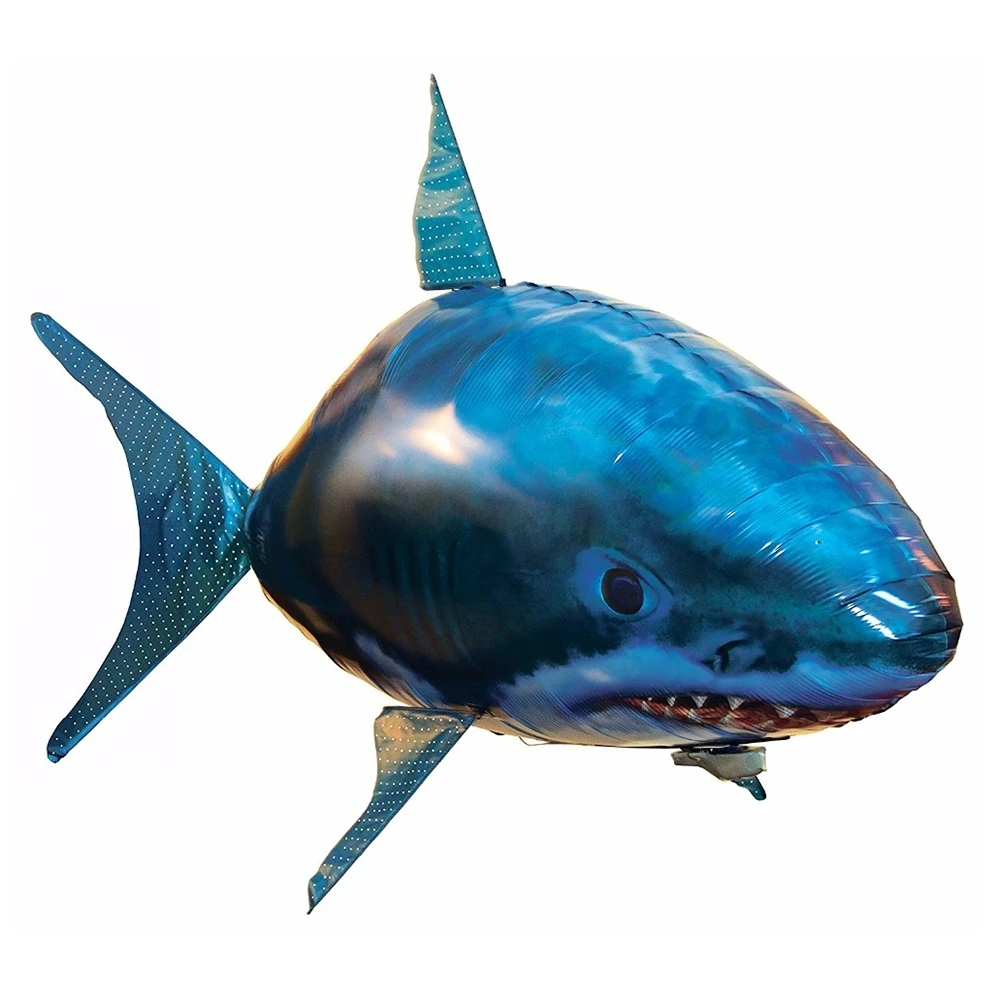 RC Air Fly Fish Shark Toys RC Shark Clown Fish Balloons Nemo Inflatable with Helium Plane Toy Party For Kids christmas Gift