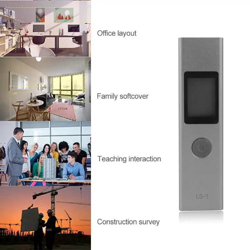 

2019 NEW 40m Handheld Electronic Laser Distance Meter Mini Laser Rangefinder Laser Tape RangeFinder Diastimeter metro Measure