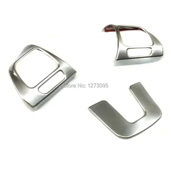 

For Volkswagen Tiguan 2010-2012 2013 ABS Car Steering Wheel Control Panel Button Cover Trim Protector Car Styling Accessories