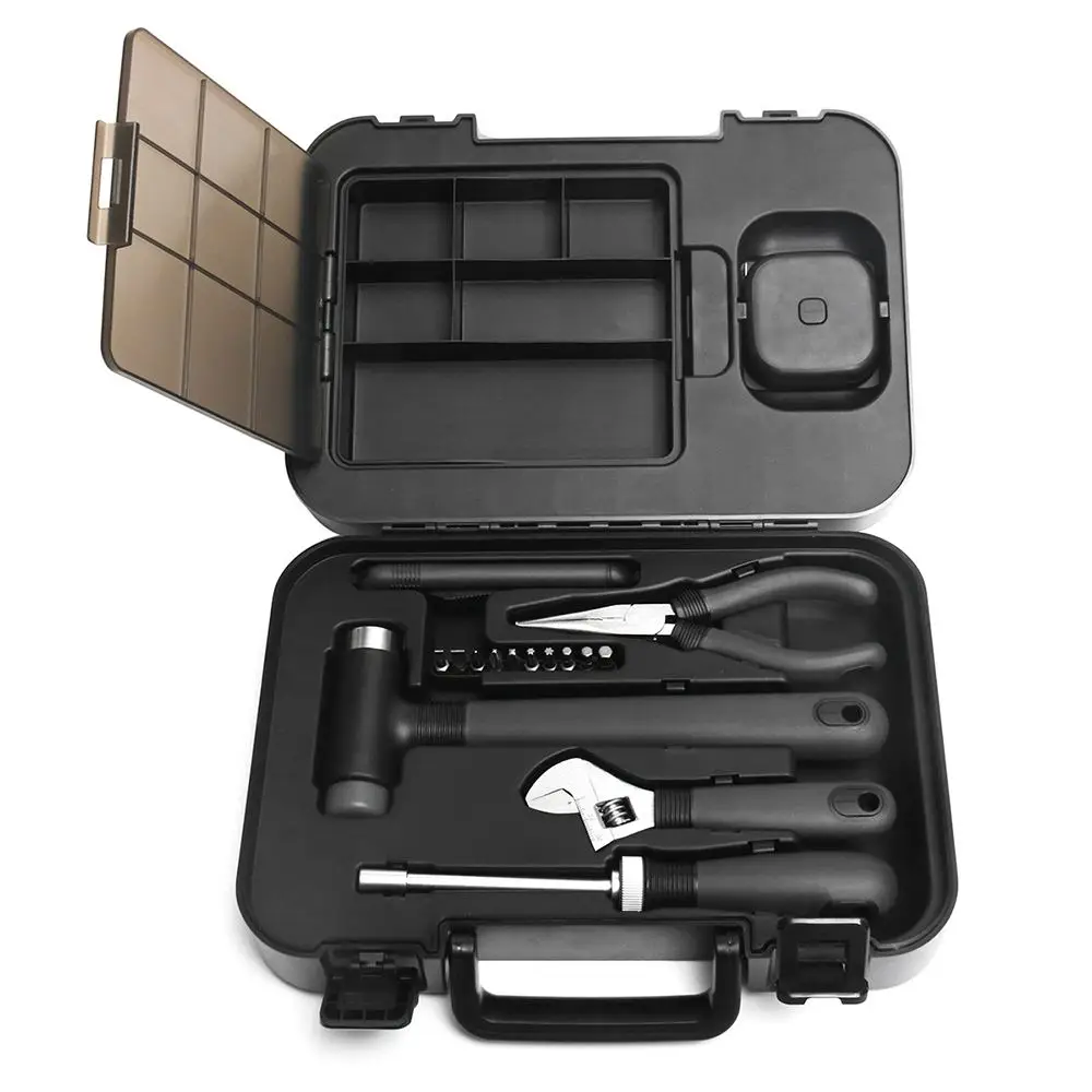

XIAOMI MIIIW 16Pcs Tool Kit ToolBox General Household Hand Tool with Screwdriver Wrench Hammer Ruler Car Home Repair Toolbox
