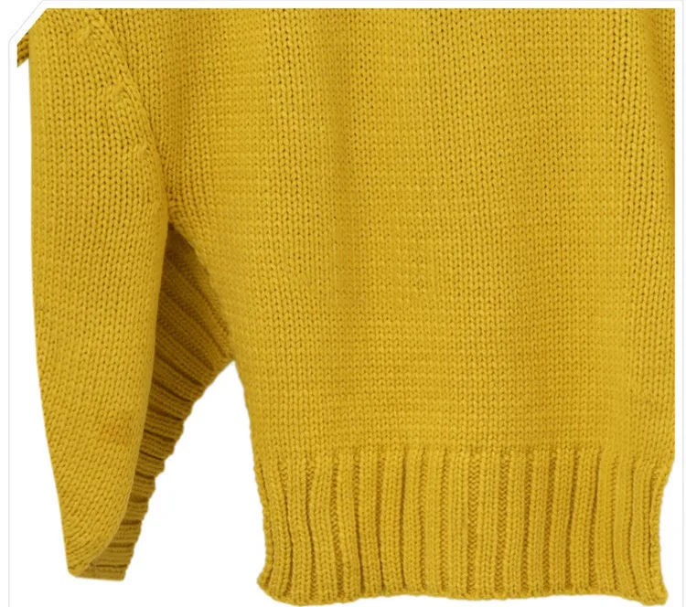 LANMREM 2018 New Summer Autumn Fashion Turtleneck Long Sleeve Irregular Split Simple All-match Woman Sweater SA872