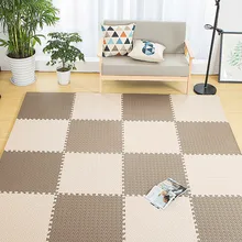 20 шт. 30*30 см Combinable квадратный гостиная спальня для детей мягкие ковры Магия лоскутное лобзик для нарезки напольного покрытия головы восхождение детские