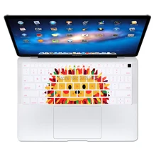 Сова Ежик панда мрамор силиконовый чехол США клавиатура для ноутбука версии Защитная пленка для MacBook новейший Air 1" A1932