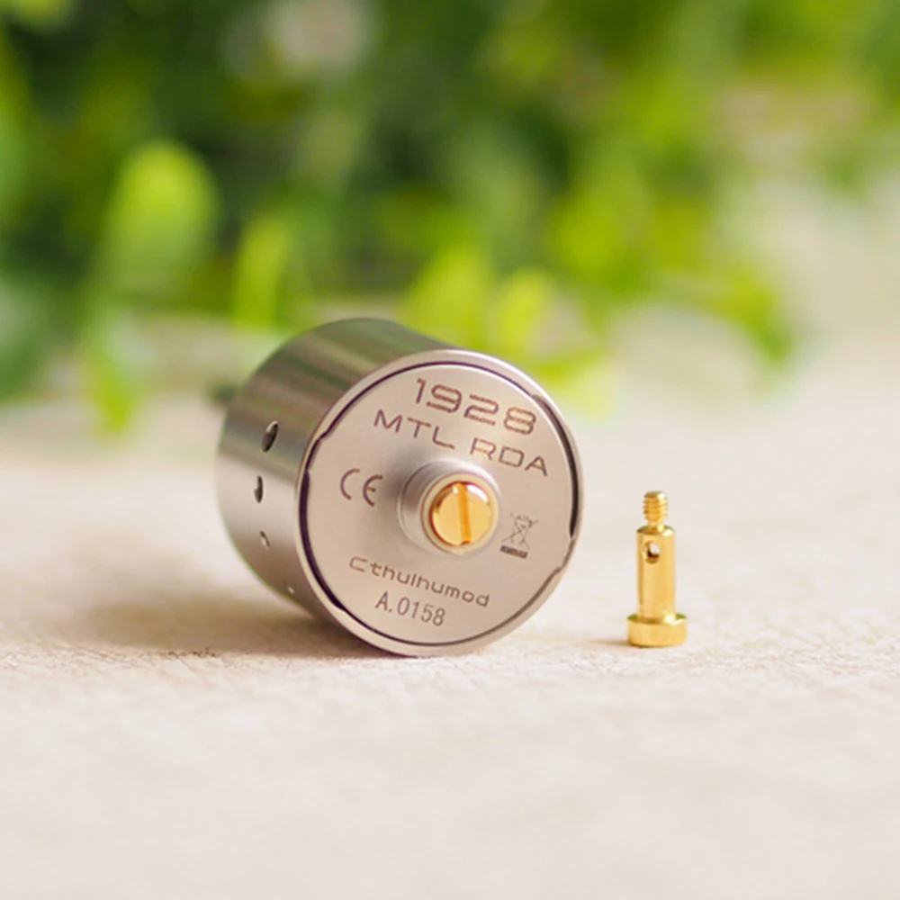 Оригинальный бак Cthulhu 1928 MTL RDA диаметр wi/ 22 мм BF Pin одна катушка для вейпинг