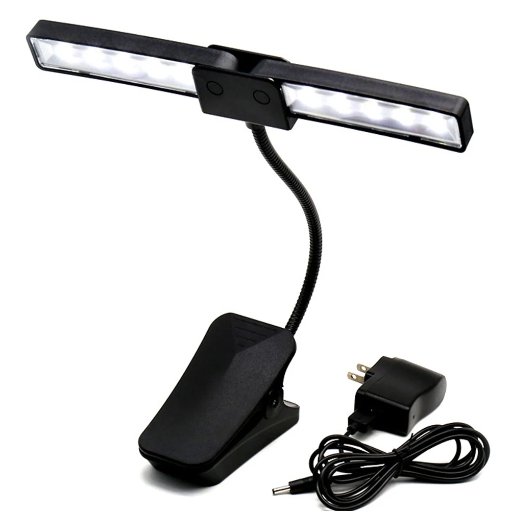 

USB Rechargeable Orchestra Clip Light Home Foldable Arm LED Bulb Study Music Stand Energy Saving Night Eye Care Book Lamp Simple