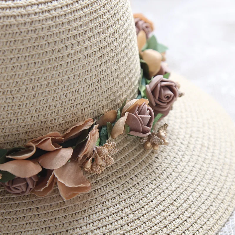2019 سيدة أزياء أنيقة السفر زهرة القش قبعة قناع كاب الإناث في الهواء الطلق الشاطئ قبعات الصيف المرأة القبعات عارضة قبعة الشمس 2019 سيدة أزياء أنيقة السفر زهرة القش قبعة قناع كاب الإناث في الهواء الطلق الشاطئ قبعات الصيف المرأة القبعات عارضة قبعة الشمس