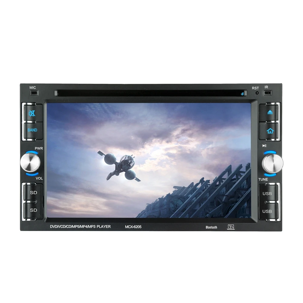 

6.2 Inch 2 Din Car Stereo DVD Player Bluetooth Radio USB/SD /FM