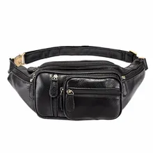 Мужская Ретро кожаная поясная сумка Хип кошелек телефон бум поясные сумки с регулируемым ремешком на открытом воздухе тренировки путешествия езда
