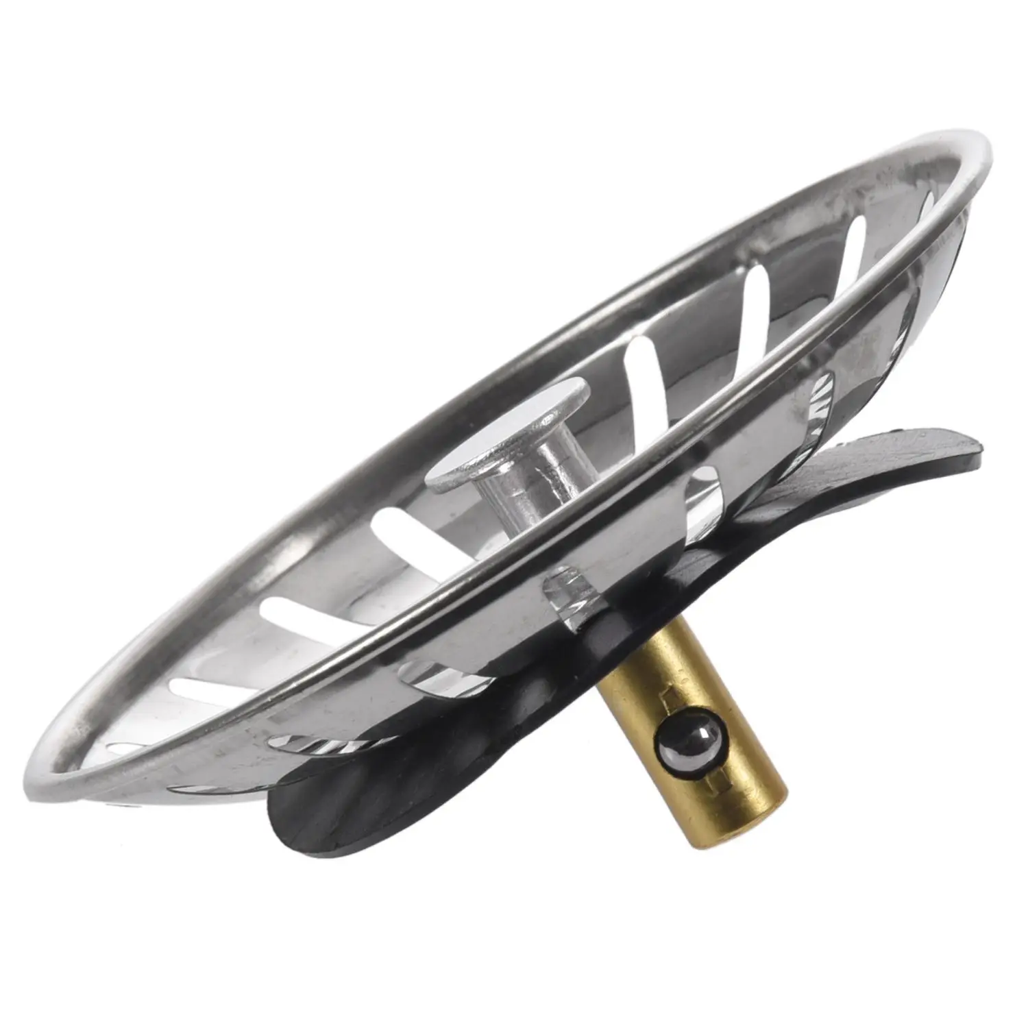 Kitchen Sink Strainer Drainer Draining Waste Plug Stainless Steel Water Stopper Sink Water Filter Plug Kitchen Accessories