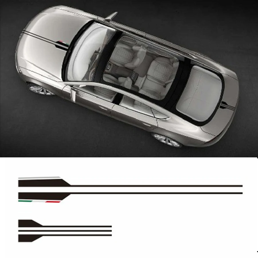 

1 Set Car Hood Stickers Vinyl Stripe Decals For Mercedes Benz AMG G Class Concept Coupe CLS E53 Estate