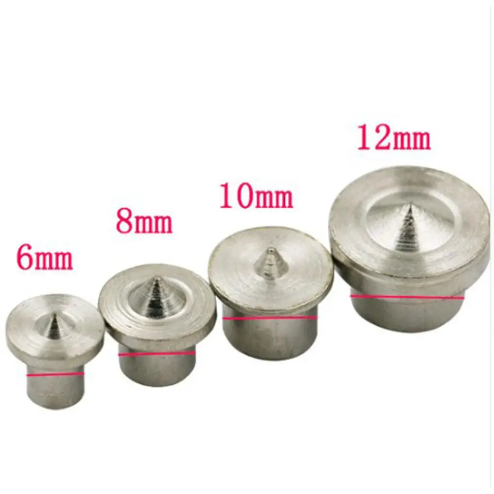 

LanLan 4 Pcs/set Woodworking Drill set Tools Dowel Point Pin 6/8/10/12mm Dowel Tenon Center Transfer Wood Drill Accessories