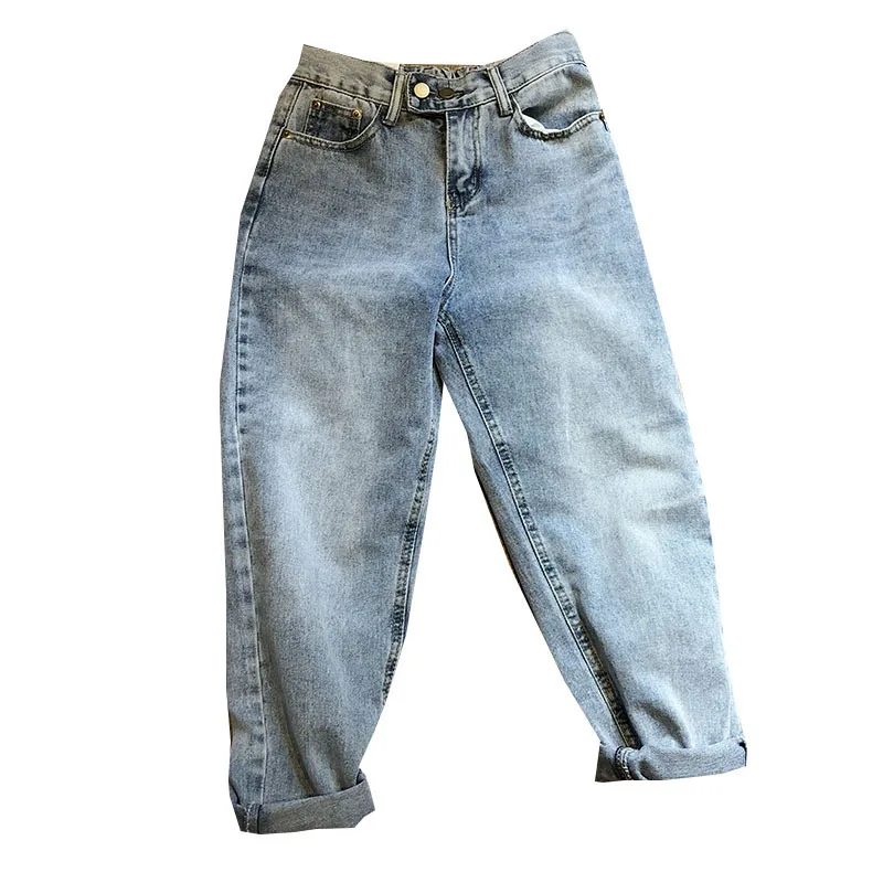 Mooirue Spring Summer Women Mom Jeans Highwaist Denim Pant Woman Harajuku Korean Thin Long Wide Leg 2019 Woman Bottom